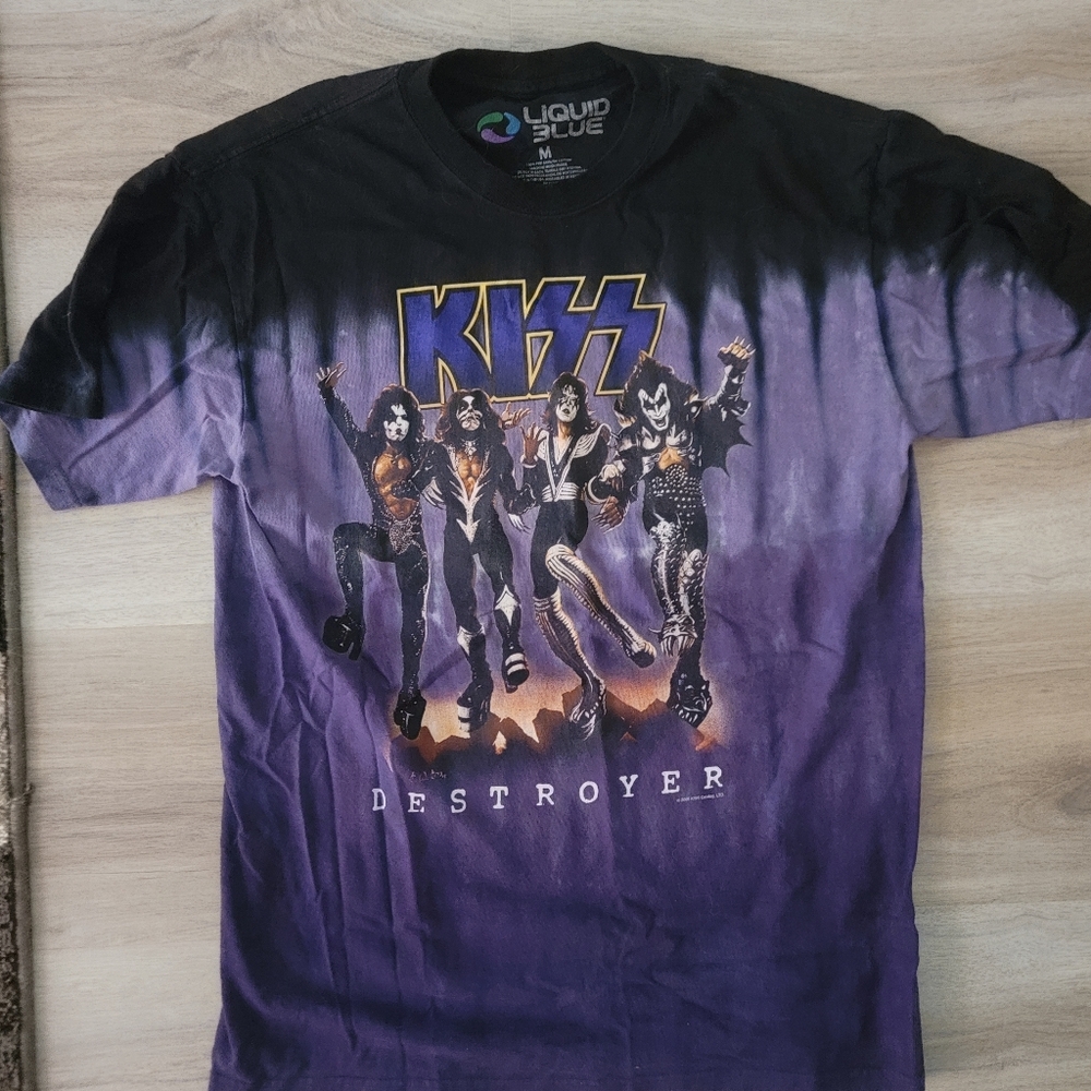 KISS Destroyer Tye Dye T-shirt Men's Medium New